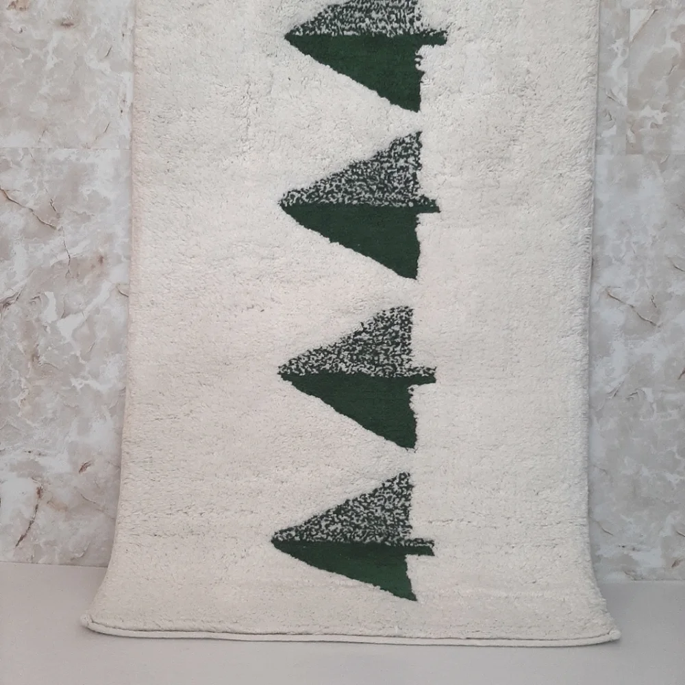 **West Elm Modern Trees Tufted Bath Rug
